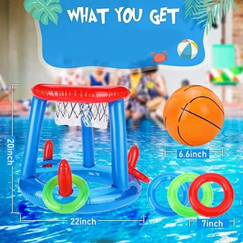 Vee täispuhutav korvpalli hoop väljas spordivahendid bassein interaktiivne mäng shooting mänguasjad väljas vee mänguasjad