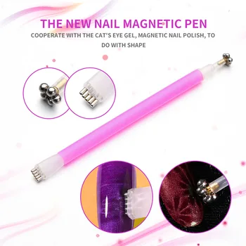 Cat Eye Magnet Nail Art Magnet Stick Küünte Geel poola 3D Rida Riba Mõju Tugev Magnet Pen Vahendid Geel-Lakk