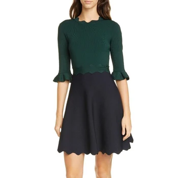 UK Mood Silmkoelised Värvi Plokk Mini Kleit Suurus 0 2 3 4 5