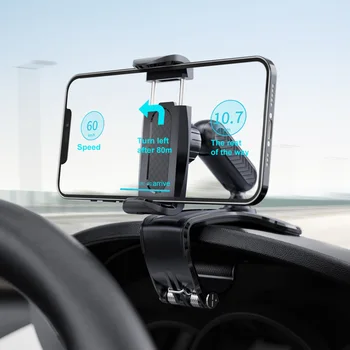 Auto Armatuurlaua Clip Mount Telefoni Hoidik, Universaalne Auto GPS-i Ekraan Bracket Auto Rearview Mirror Seista iPhone Samsung Xiaomi