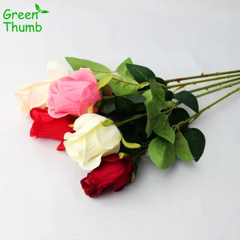 1tk 63cm Kunstlik Roos Lilled Reaalne Touch Lilled, Pulmad, Jõulud Ruumi Kaunistamine 5 Värvi Odav Müük