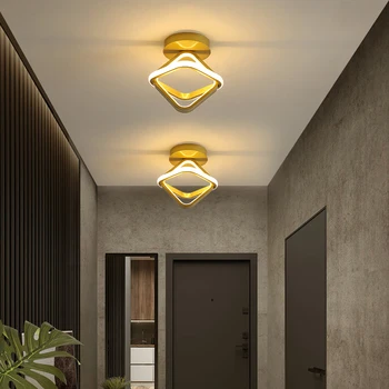 Lihtne Esik laelambid Kodus Elavate Koridor, Magamistuba, Köök LED Lakke Lamp Inventar Alumiinium 3 Värvi Dekoratsioon