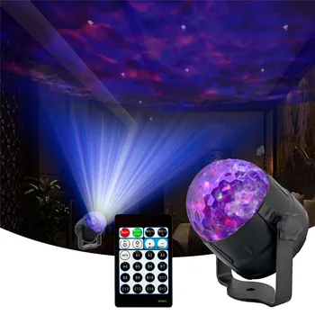 ELI/USA Pistikuga LED Magic Ball Disco Poole Lights15 Värvi LED Vee Laine Projektori Lamp Strobe Stage Tuled Baar DJ Holiday Weddi