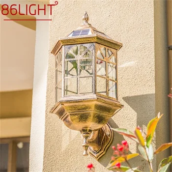 86LIGHT Väljas Päikese Retro seinavalgusti LED Veekindel Klassikaline Sconces Lamp Kodu Veranda Teenetemärgi