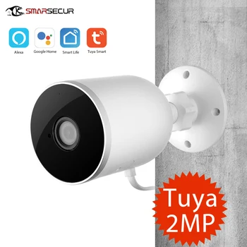 Tuya Smart elu WiFi IP Kaamera 1080P Home Security Väljas Kaamera Öise Nägemise Infrapuna kahesuunaline Audio