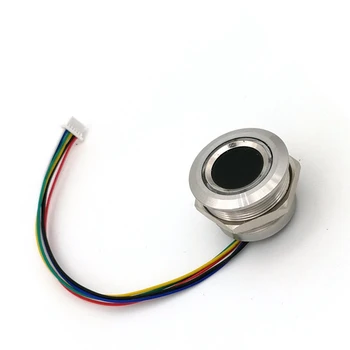 R503 Ümmarguse Ringi RGB Rõngast Indikaator LED Kontrolli DC3.3V MX1.0-6Pin Mahtuvuslik Sõrmejälje Moodul Sensor Scanner