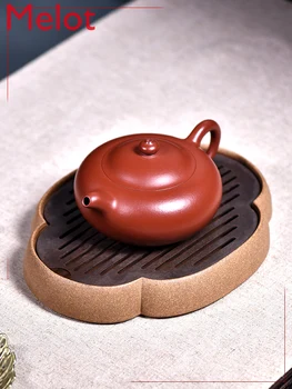 Yixing Lilla Savi Teekann Puhas Käsitöö Raw Maagi Punane Rüü Tee Set Teekann Kingitus Komplekt Korter Jade Piima