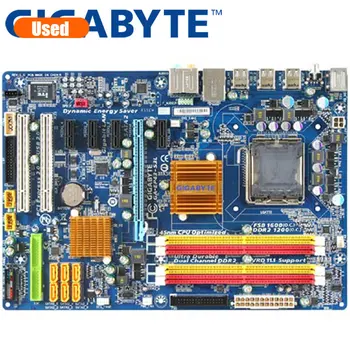 GIGABYTE GA-EP43-S3L Lauaarvuti Emaplaadi P43 Socket LGA 775 Jaoks Core 2 Pentium D DDR2 16G ATX Algne Kasutatud