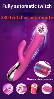 Mõju Stick Naissoost Masturbatsioon Seadme Soojendusega Automaatne Sisestamine Vibraator Naiste Orgasm Massaaž Stick
