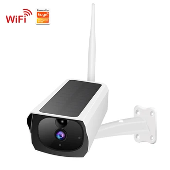 2MP 1080P Traadi-Free Tuya APP Päikese Akut Väljas Vesi-tõend IP Bullet Kaamera Madal Comsunption Home Security CCTV Monitor