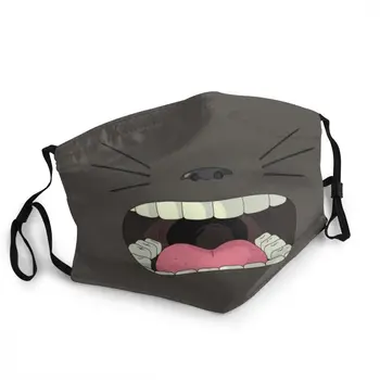Minu Naaber Totoro Anime, Manga Mask Mehed Naised Anti Tolmu Hayao Miyazaki Mask Ja Kaitse Respiraator Hingav Suu Muffle