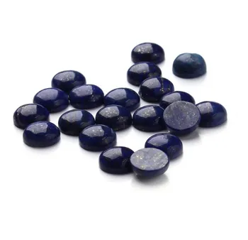 20pcs/palju Helmed kivi ümber lapis lazuli Looduslikest Kividest Ring Lahti Helmed kivi ümber Cameo Sobib DIY Rõngas Kõrvarõngad Ehted Tegemine