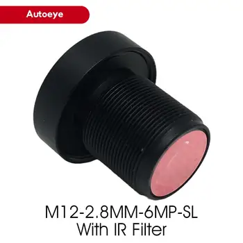 Starlight Objektiivi M12 2,8 mm 6MP Objektiiv 650nm IR Filter HD 6.0 Megapiksline 1/2.5