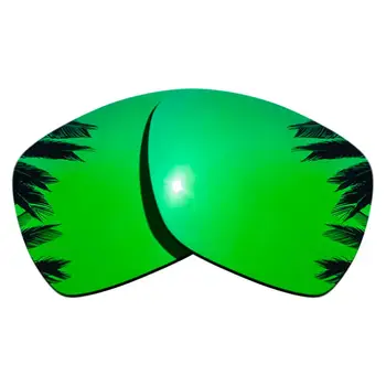 Roheline Peegelpildis Polariseeritud Klaaside Asendamine kõrvalekallete Päikeseprillid Frame 100% uv-A & UVB Anti-scratch