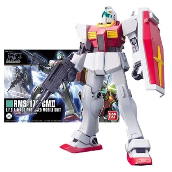 Bandai Originaal Gundam Model Kit Anime, Joonis HG 1/144 RMS-179 GM ⅱ Kogumise Gunpla Anime Tegevus Joonis Mänguasjad, Vaba Shipping