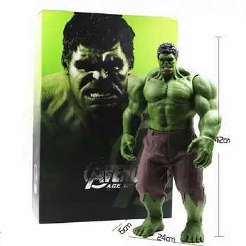 Avengers Hulk 42cm joonis Mudel Mänguasjad Iron Man Hulk Buster Hulkbuster Tegevus Joonis Hulk Smash Mudel valmistoodang