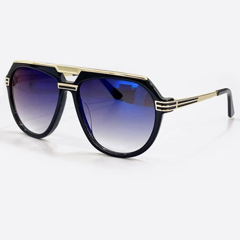 Vintage Päikeseprillid Suure Raamiga Meeste Mood Disainer Luksus Metallist päikeseprillid gafas de sol hombre UV400