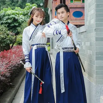 Hiina Traditsiooniline Hanfu Kleit Unisex Vana Kostüüm Mehed Naised Printsess Tants Riided Tang Dünastia Riided Dancewear DWY1150