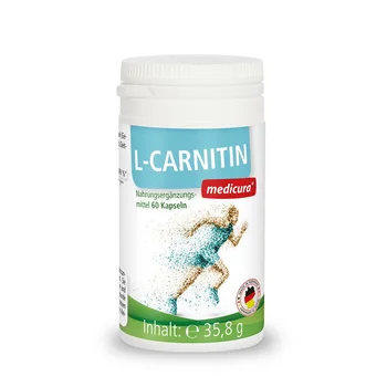 Saksamaa Medicura kaalulangus 300 mg 60 Kapslit L-Karnitiin Lipiidide Metabolismi Toidulisand Tabletid