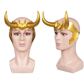 Thor: Ragnarok Loki Mask Cosplay Lateks Maskid Kiiver Maskeraad Halloween Kostüüm Rekvisiidid