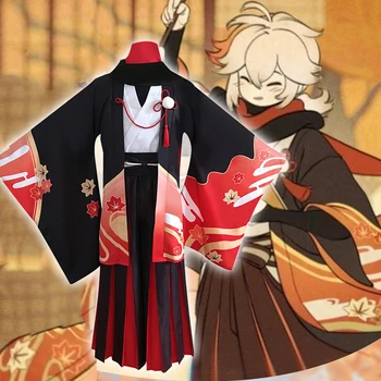 Mäng Genshin Mõju Cosplay Kostüümid Kaedehara Kazuha Cosplay Kostüüm Vormiriietus Riided Kimonos Ülikonnad, Komplektid, Kombinesoonid Cos