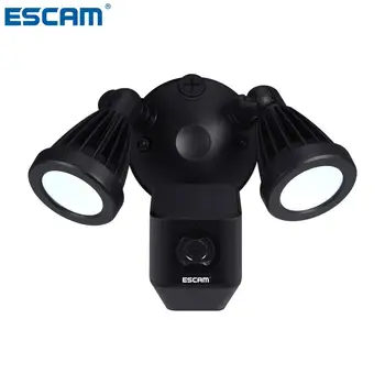 ESCAM QF608 1080P LED Tulvaprožektor WiFi IP Kaamera PIR Tuvastuse Alarm HD Julgeolek Kahel Viisil Rääkida Kaug-S iren Toetab ONVIF Öö V