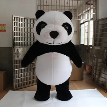 Täispuhutav Panda Cartoon Nuku Riided Täiskasvanute Kanda Jalgsi Nukud Täispuhutav Nukk Tulemuslikkuse Propaganda Rekvisiidid Riided