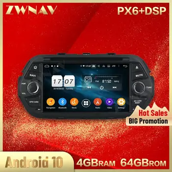2 din PX6 Android 10.0 ekraan, Auto Multimeedia mängija, FIAT EGEA 2016 Video, audio stereo raadio GPS navi juhtseade auto stereo