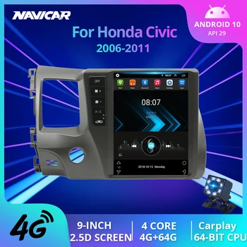 2 Din Android10.0 autoraadio Honda Civic 2006-2011 Auto Video Mängija Auto Stereo Multimeedia Mängija NR 2din DVD Raadio-Automotive