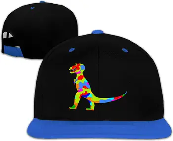 Vikerkaar Eelajalooline Dinosaurus Kid Hubane Hip-Hop Pesapalli Mütsid Reguleeritav Töötab Mütsid