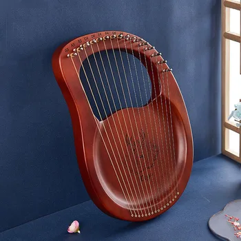 Ebatavaline Vintage 16 Stringid Harp Guitar Mini Traditsiooniline Ebatavalisi Vahendeid, Eriline Dulcimer Muzik Aletleri Muusika Instrument