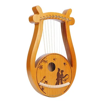 10-String Puidust Lyre Harf Vastukaja Kasti String Instrument & Tuning Haamer 5 Stiile Harf Lyre String Muusikariista Lapsed