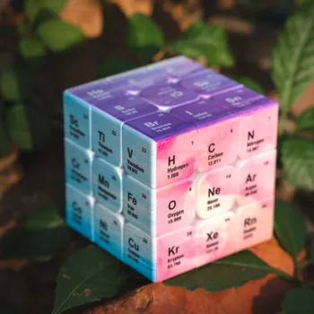 Element Jooksul Cube Macaron(UV Trükkimine)Jõulud Kuubik
