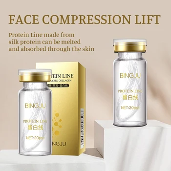 Kuld Kollageeni Valgu Absorbable Face Lift Lihav Silk Fibroin Line Nägu Firma Golden Valgu Line Nikerdamist Anti Aging Sisuliselt