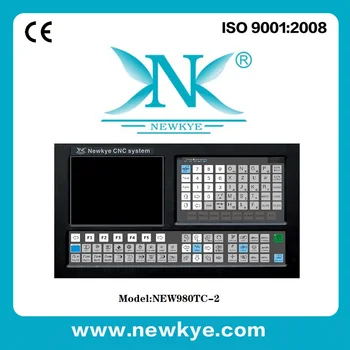 Newkye Parim hind 2 Axis CNC Treipingi Töötleja Uue versiooni NEW980TC-2 inglise paneel, inglise tarkvara