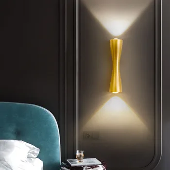 Kaasaegne Minimalistlik elutoas TV Taust seinavalgusti Väljas LED Seina Lamp Isiksus Loominguline Vahekäiguga Luksus Seina Lamp