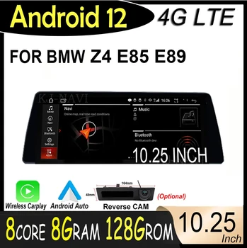 10.25-Tolline Android 12 HD IPS Ekraani juhtseade Auto Raadio BMW Z4 E85 E89 2002-2019 Multimeedia Mängija Carplay GPS Navigeerimine