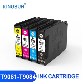 T9081 T9082 T9083 T9084 Ühilduv tindikassett pigment tint Epson WorkForce Pro WF-6090DW 6590DWF Printer