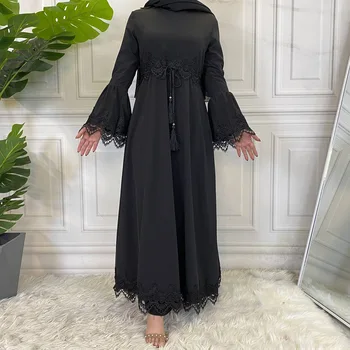 Lähis-Ida Moslemite etniline mood pikk seelik vöö abaya pluss suurus pikk seelik mošee Ramadan palve kleit Araabia Islami kleit